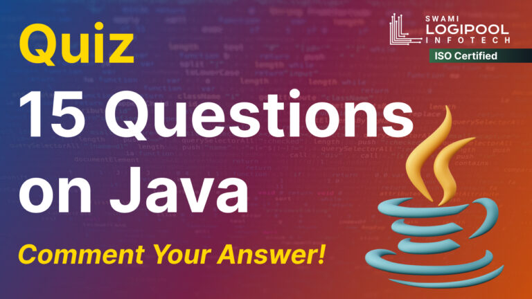 Java Developer 15 MCQ questions